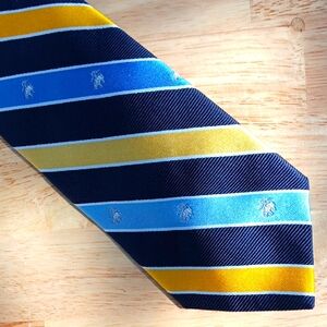 Striped Blue and Yellow Men's Tie from Brooks Brothers